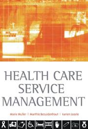 Cover of: Health Care Service Management
