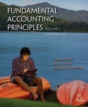 Cover of: Fundamentals of Accounting Principles Volume 1 with Connect Plus