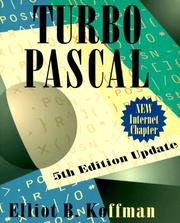 Cover of: Turbo Pascal Update by Elliot B. Koffman