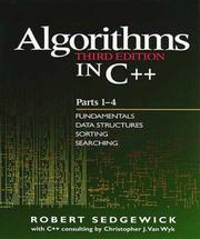Cover of: Algorithms in C++, Parts 1-4: Fundamentals, Data Structure, Sorting, Searching (3rd Edition)