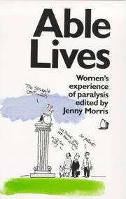 Cover of: Able Lives by Jenny Morris