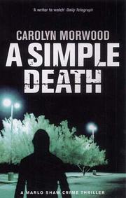 Cover of: A Simple Death (Marlo Shaw Crime Thrillers)