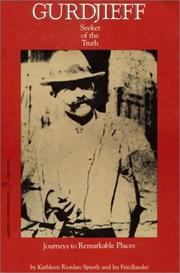 Cover of: Gurdjieff by Kathleen Riordan Speeth