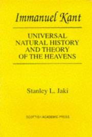 Allgemeine Naturgeschichte und Theorie des Himmels by Immanuel Kant