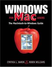 Cover of: Windows for Mac Users by Cynthia Baron, Cynthia Baron, Robin Williams, Robin Williams, Robin Williams, Robin Williams