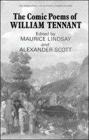 The comic poems of William Tennant by William Tennant