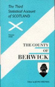 Cover of: The county of Berwick by edited by John Herdman.