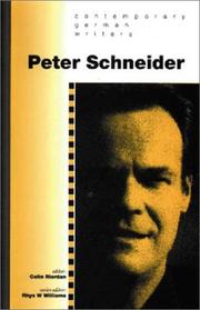 Cover of: Peter Schneider