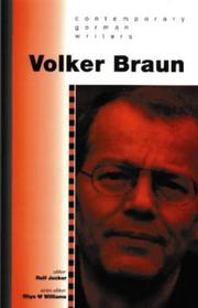 Cover of: Volker Braun