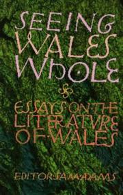Cover of: Seeing Wales Whole: Essay on the Literature of Wales