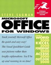 Cover of: Microsoft Office 2000 for Windows by Stephen W. Sagman