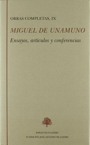 Cover of: Ensayos, artículos y conferencias