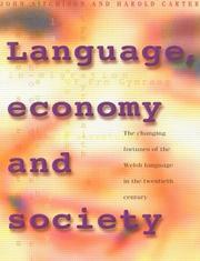 Cover of: Language, economy, and society by J. W. Aitchison