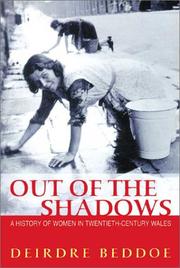 Cover of: Out of the shadows by Deirdre Beddoe