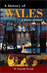 Cover of: A history of Wales, 1906-2000