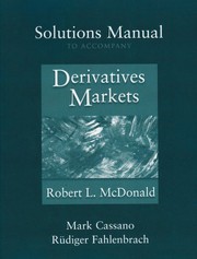 Cover of: Derivatives Markets (Student Solutions Manual)