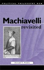 Cover of: Machiavelli Revisited