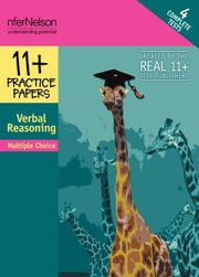 Cover of: 11+ Practice Papers, Multiple-choice Verbal Reasoning Pack (11+ Practice Papers)