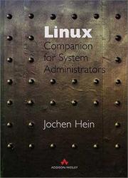 Cover of: Linux companion for system administrators: Jochen Hein.