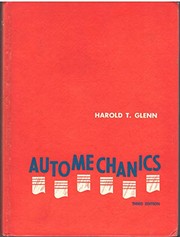 Cover of: Automechanics by Harold T. Glenn