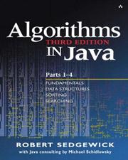 Cover of: Algorithms in Java by Robert Sedgewick