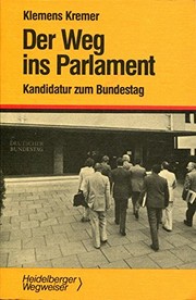 Cover of: Der Weg ins Parlament by Klemens Kremer