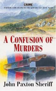 Cover of: A Confusion of Murders (Hale Crime)