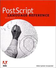 PostScript(R) Language Reference by Adobe Systems Inc.