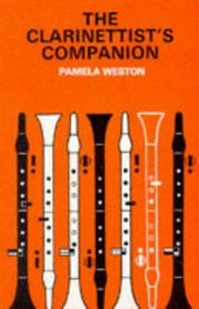 Cover of: The Clarinettist's Companion by Pamela Weston, Pamela Weston