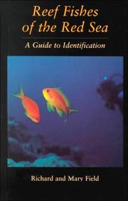 Cover of: Reef fishes of the Red Sea by Field, Richard