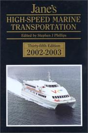 Cover of: Jane's High-Speed Marine Transportation, 2002-2003 (Jane's High Speed Marine Transportation)