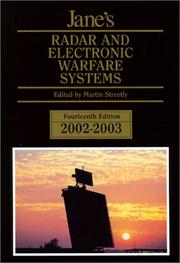 Cover of: Jane's Radar and Electronic Warfare Systems 2002-2003 (Janes Radar and Electronic Warfare Systems, 2002 2003) by Martin Streetly