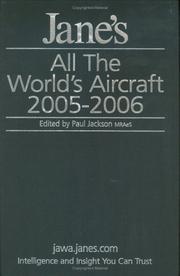 Cover of: Jane's All the World's Aircraft by 