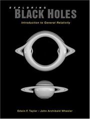 Cover of: Exploring Black Holes | Edwin F. Taylor