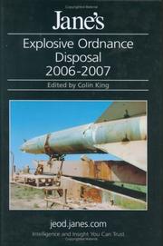 Cover of: Jane's Explosive Ordnance Disposal 2006-2007 (Jane's Explosive Ordinance Defence) by Colin King