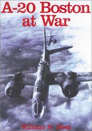 Cover of: A-20 Boston at war by William N. Hess