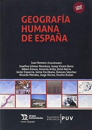 Cover of: Geografía humana de España