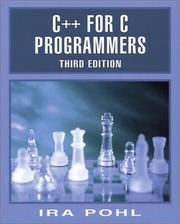 Cover of: C++ for C programmers