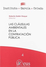 Cover of: Las cláusulas ambientales en la contratación pública