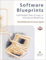 Cover of: Software blueprints: lightweight uses of logic in conceptual modelling