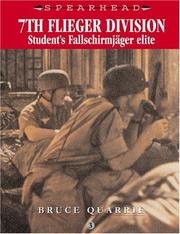 Cover of: 7TH FLIEGER DIVISION: Student's Fallschirmjager Elite (Spearhead Series)