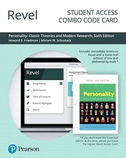 Cover of: Revel for Personality: Classic Theories and Modern Research -- Combo Access Card