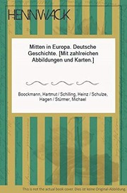 Cover of: Mitten in Europa by Hartmut Boockmann ... [et al.].