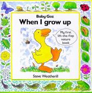 Cover of: When I grow up: Baby Goz