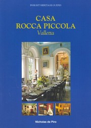 Cover of: Casa Rocca Piccola: Valletta