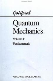 Cover of: Quantum Mechanics: Fundamentals (Advanced Book Classics)