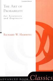 Cover of: The Art of Probability by Richard Hamming