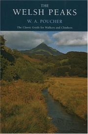 Cover of: Welsh Peaks (W a Pouchers Guides)