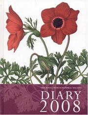 Cover of: RHS Diary 2008: The Royal Horticultural Society Diary 2008 (Diary)