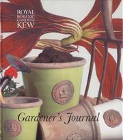 Cover of: Gardener's Journal: Royal Botanic Gardens Kew